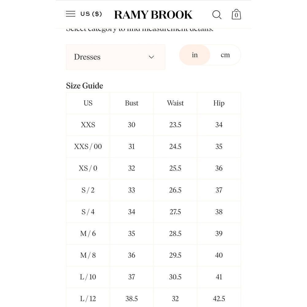 Ramy Brook Chelsea metallic ruffle tie dress no size tag, measures s 4/6 resort - Picture 11 of 11